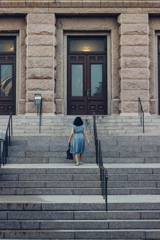 Texas Capitol building steps