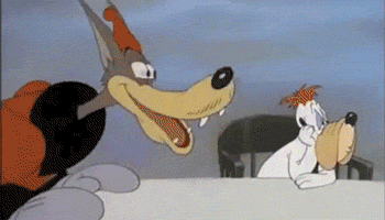 Image result for THE GIRL and wolf FROM TEX AVERY GIFS