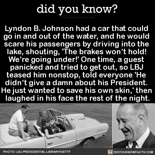 lyndon-b-johnson-had-a-car-that-could-go-in-and