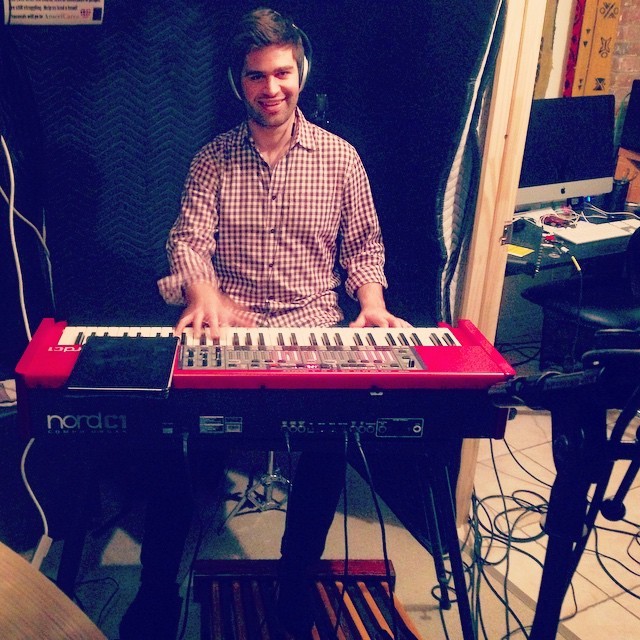 Trackin some organ today for a new record with my organ Trio comin soon. #yazzmusic, #boogaloo, #blues.