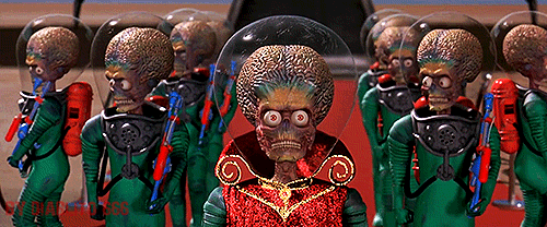 diablito666:
“ Mars Attacks! (1996) ”
Some days I feel alienated
from the people around me.
They talk and walk like me,
but their words are strange.
Resembling thoughts of a different tongue,
the humor of a separate species.
Loving everything...