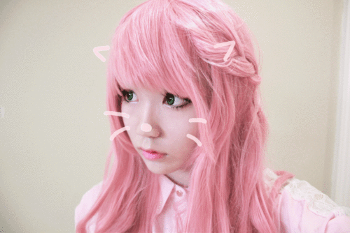 Resultado de imagen de neko girl tumblr pink