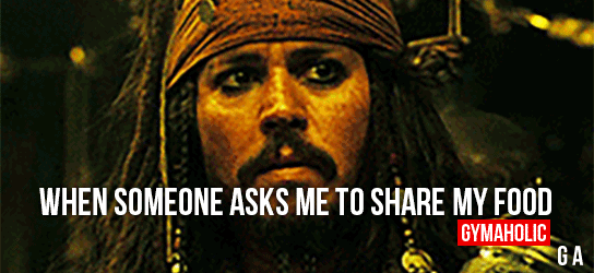 When Someone Asks Me To Share My Food