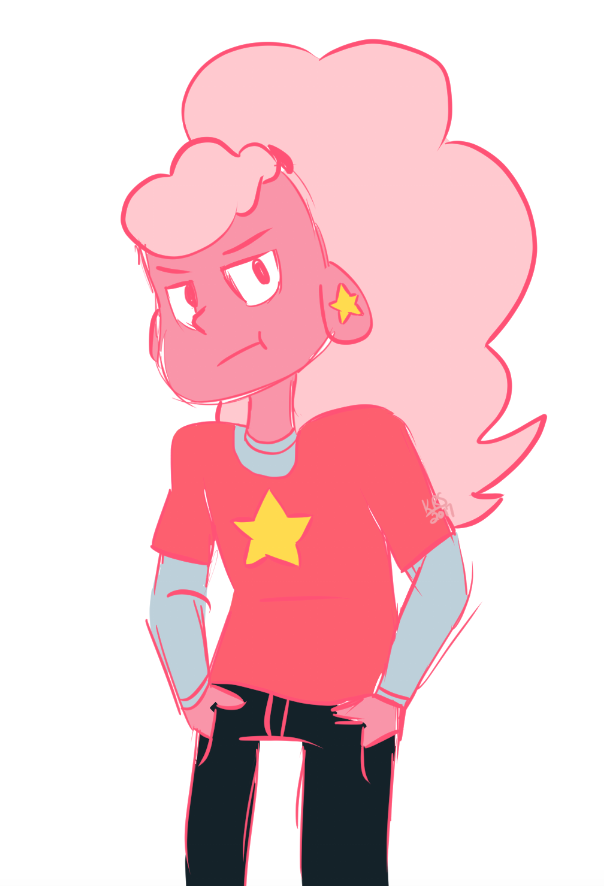 this is my head canon. long hair lars. i love. (I WANT THIS HAIR)