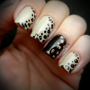 cheetah nails on Tumblr