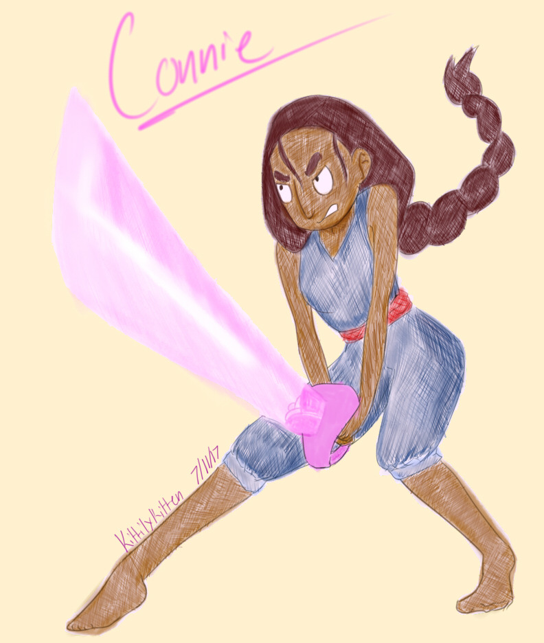 I did a Connie sketch~! Colored it in a sketchy way too~ :3