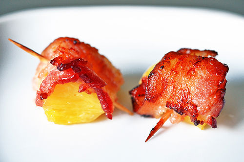 Whole30 Day 26: Bacon-Wrapped Pineapple by Michelle Tam https://nomnompaleo.com