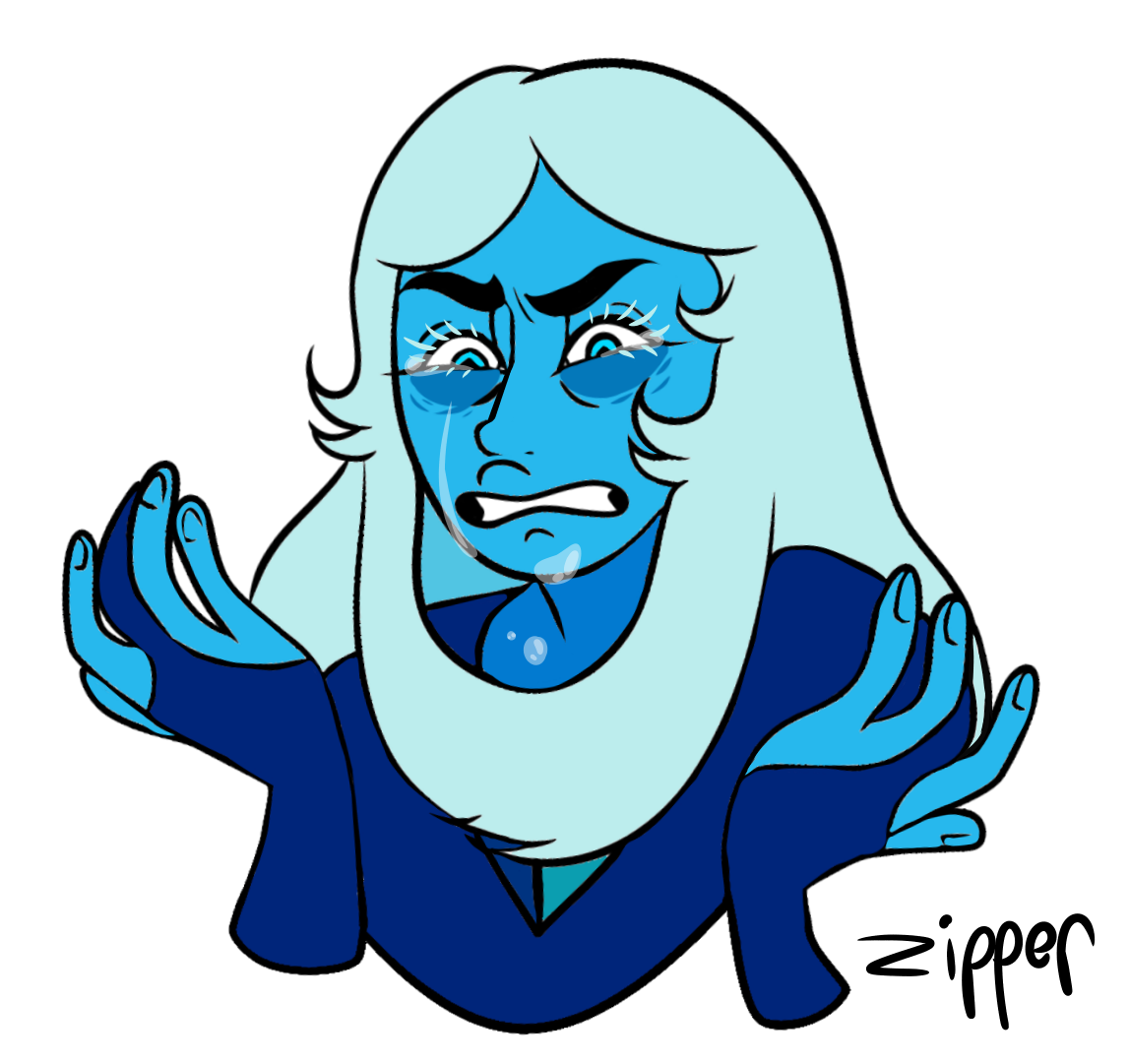 “you shattered her with a SWORD…” some blue diamond