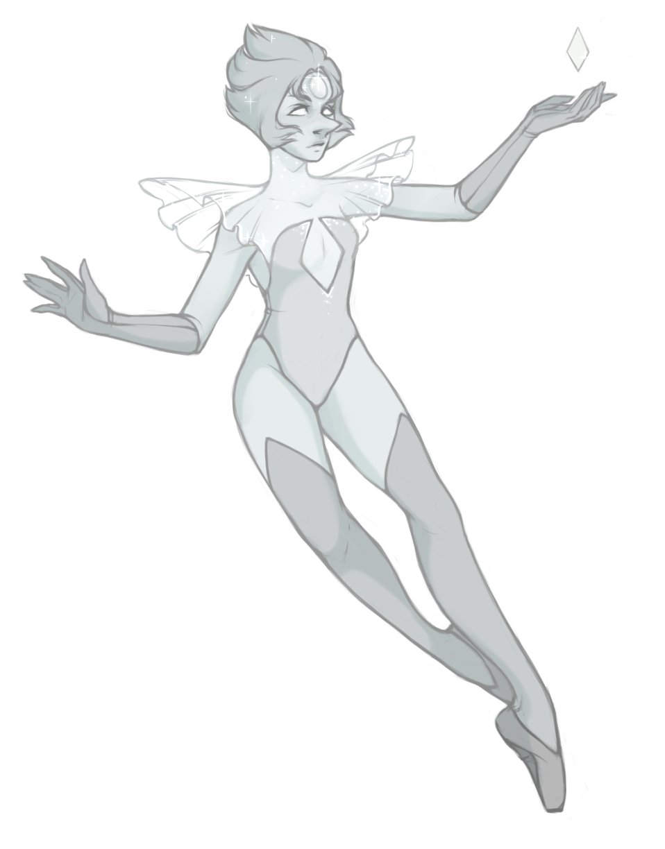 and the last pearl for White Diamond hooray, I’ve done all four, I’m good Now I can do requests I hope that this will allow me to relax a bit, because I am not able to work so close commissions...