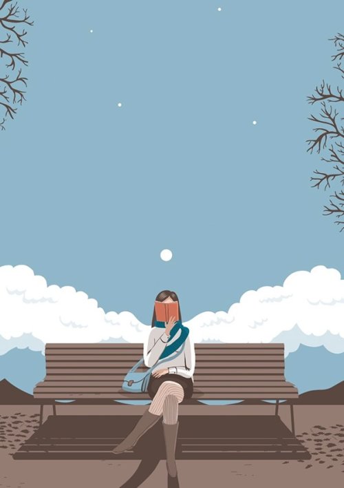 Luna especial, lectura especial (ilustración de Federica Bordoni)