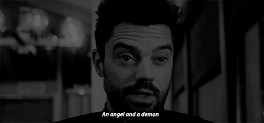 Image result for preacher tv show gif an angel and a demon