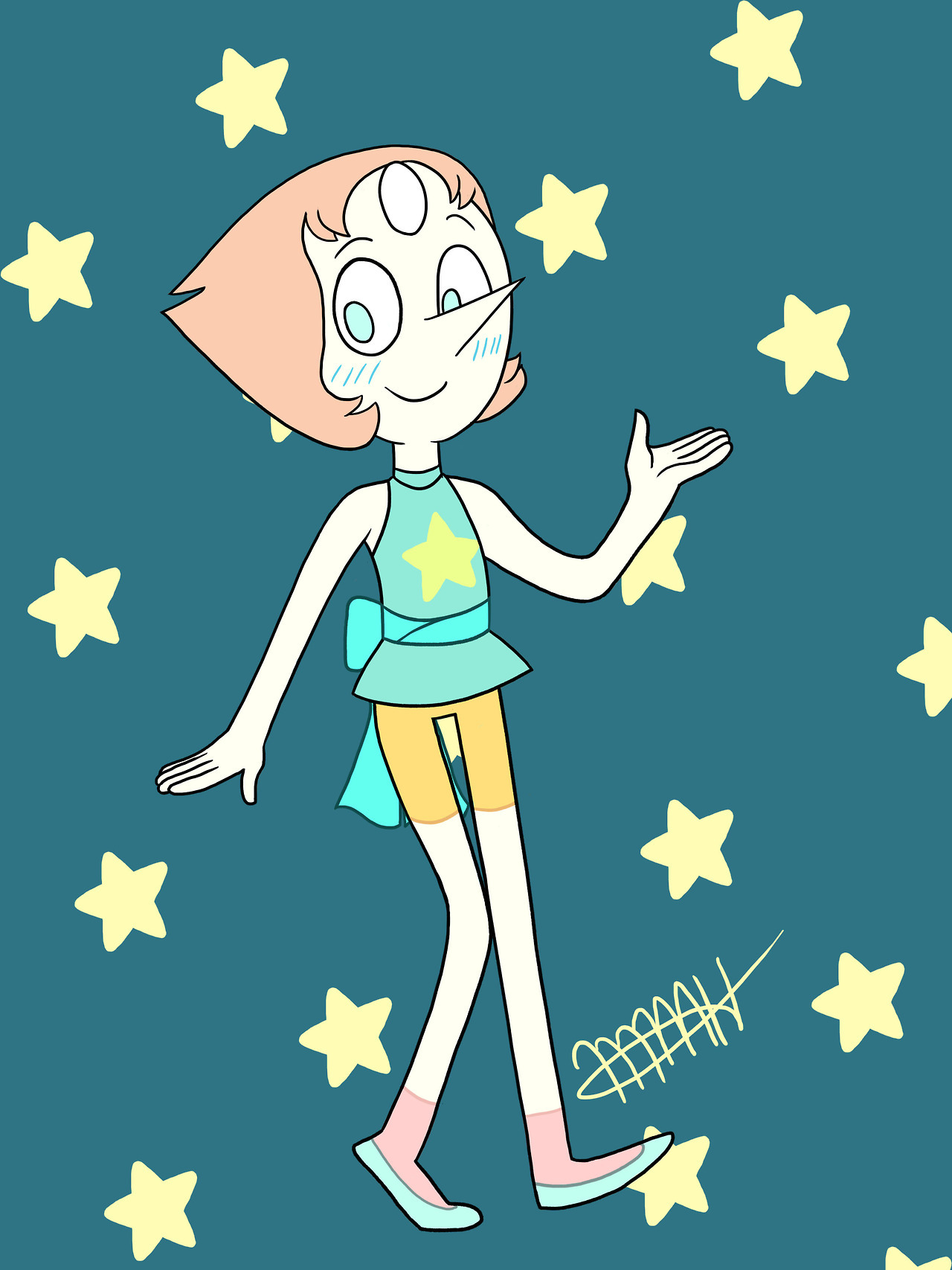 Oh look another Pearl drawing.