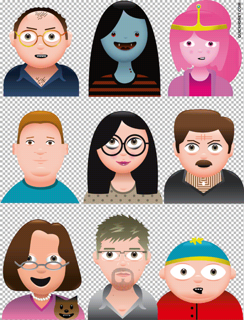 emoji celebs 1 http://quickhoney.tumblr.com/