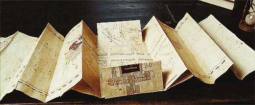 Image result for marauders map gif