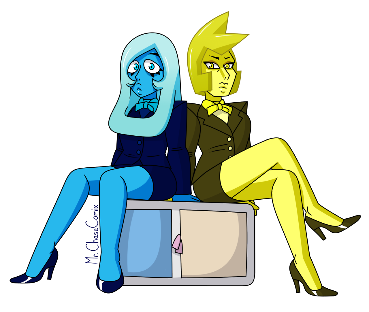 I’ve been getting this request a lot lately, so as promised, here’s some Diamonds as flight attendants.