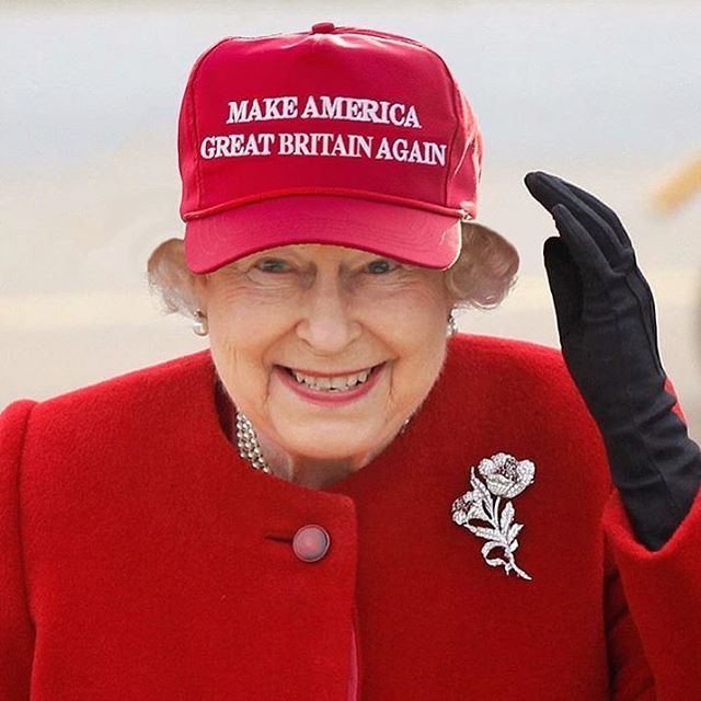 Image result for queen make america great again