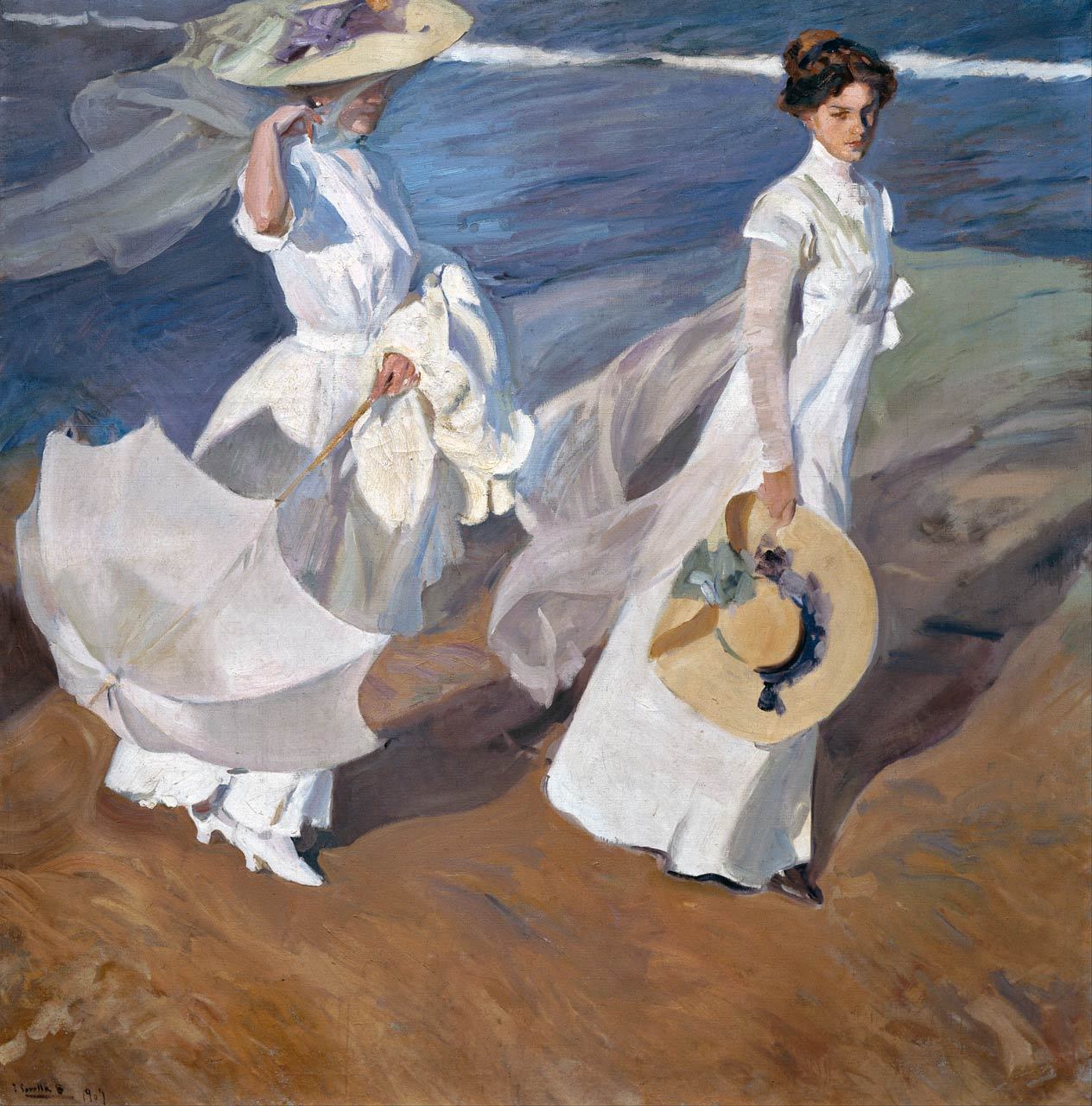 artiebagagli:
“Joaquin Sorolla - Strolling along the Seashore (1909)
”