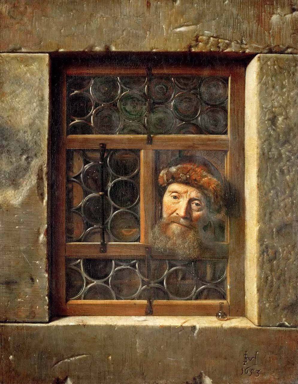 artiebagagli:
“Samuel Dirksz van Hoogstraten - Man at a Window (1653)
”