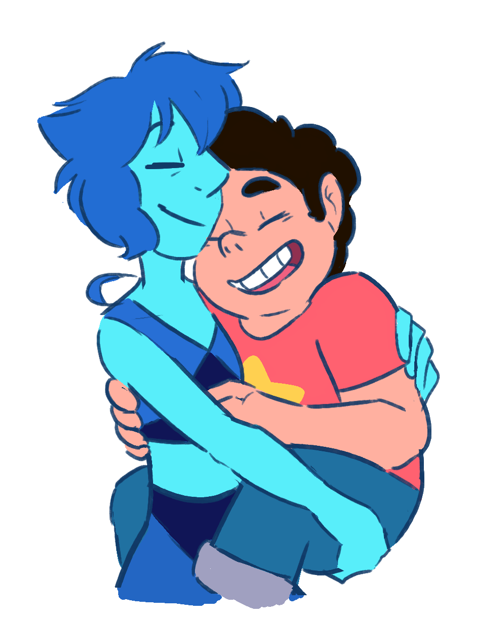 lapis’ new favorite method for keeping steven safe at all times: never putting him down