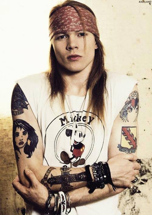 young axl rose on Tumblr