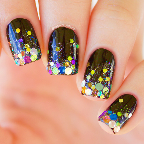new years nails on Tumblr