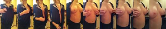 rjtemple:  Making the nipples hard.. #boobs