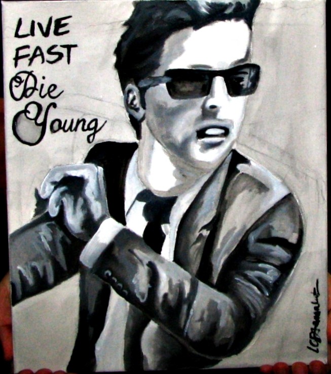 LIVE FAST. DIE YOUNG. Inspired by the badass times of the 50s and 60s. http://lorenz15.blogspot.com :)
