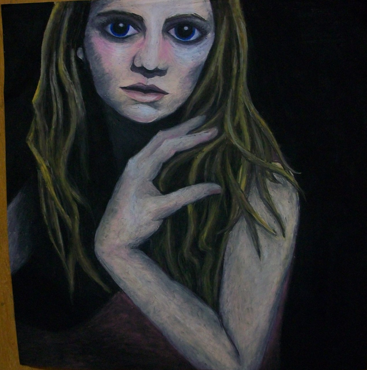 I’m still working through some problems with it. but, oil pastel. dawnofcitylights.tumblr.com