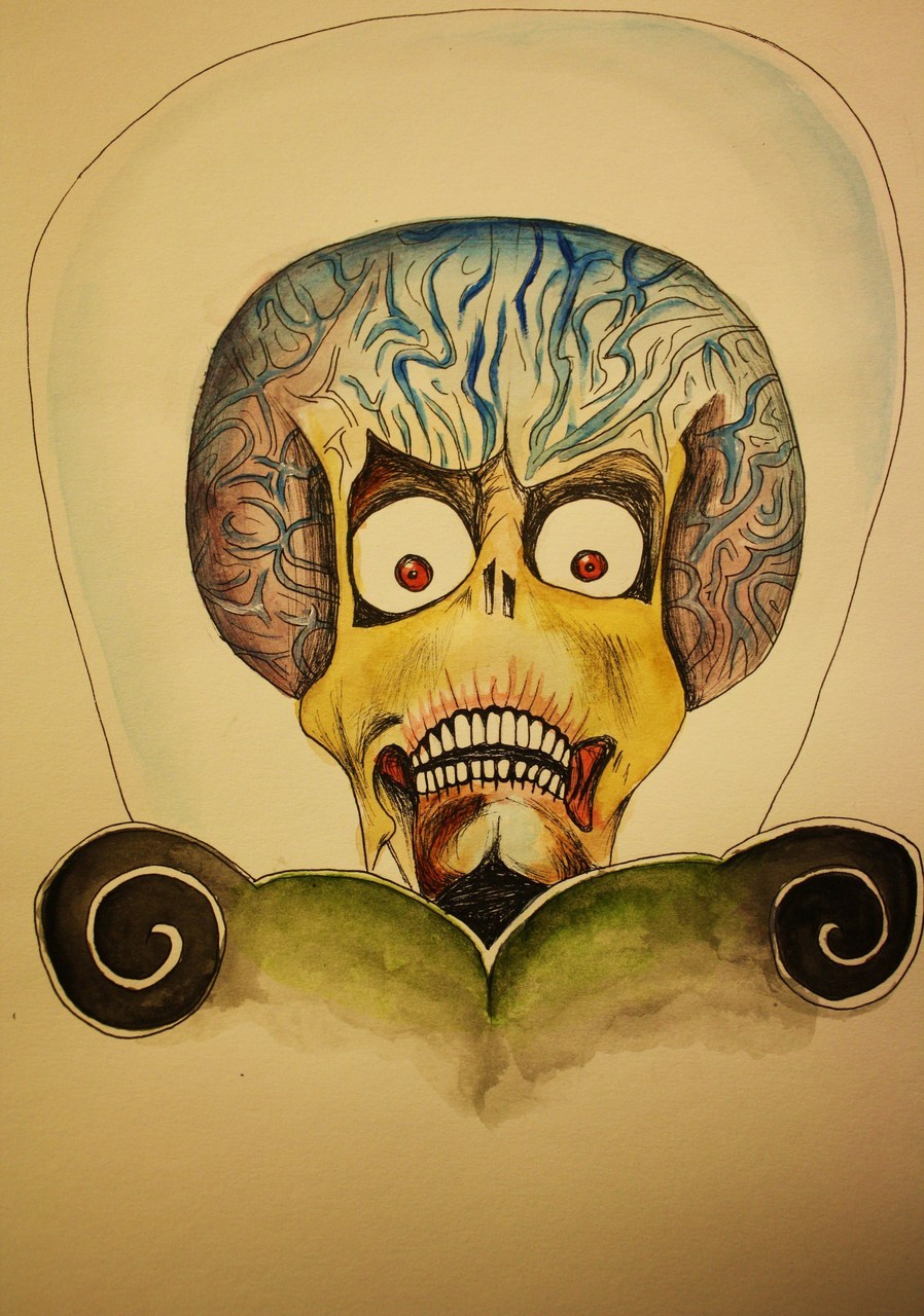 for my little brother. he was scared to death of mars attacks when we were little. http://youthinasia.tumblr.com/