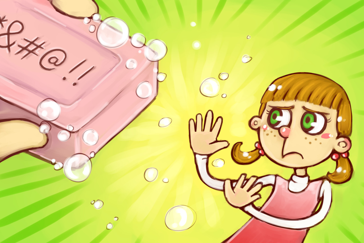 spot illustration assignment for “kids and cursing”. done in easypaintSAI. clickthrough to my art tumblr for more! :)
