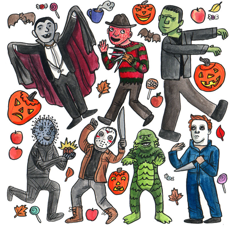 Happy Halloween! Follow our comics on tumblr…. www.ginghamghost.com