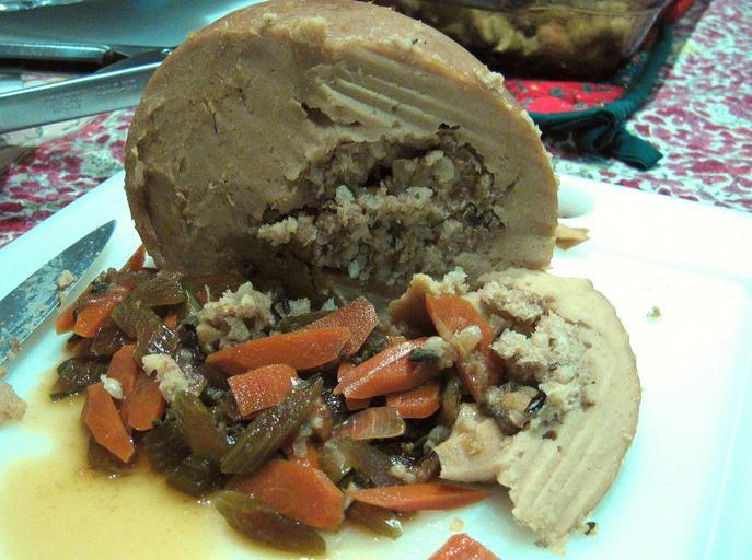 I thought I might want to try and eat Tofurky this Thanksgiving instead of turkey.
Then I Google image’d it…
I don’t know about that idea. I don’t know about it at all.