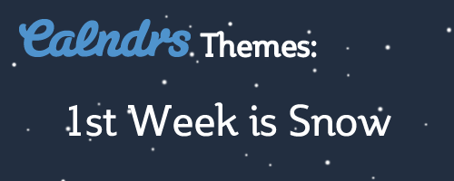 Hey guys! Our sister site Calndrs is trying something new with submissions. Now they’re working with themes. This weeks theme is Snow. Submit a cool calendar here (be sure to follow the rules), then check back after the first week in December for the...