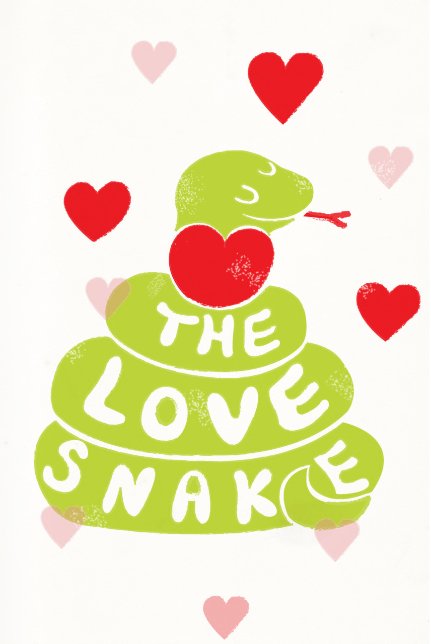 The Love Snake! Twitter @littlegamgee www.samanthaeynon.com www.littlegamgee.tumblr.com