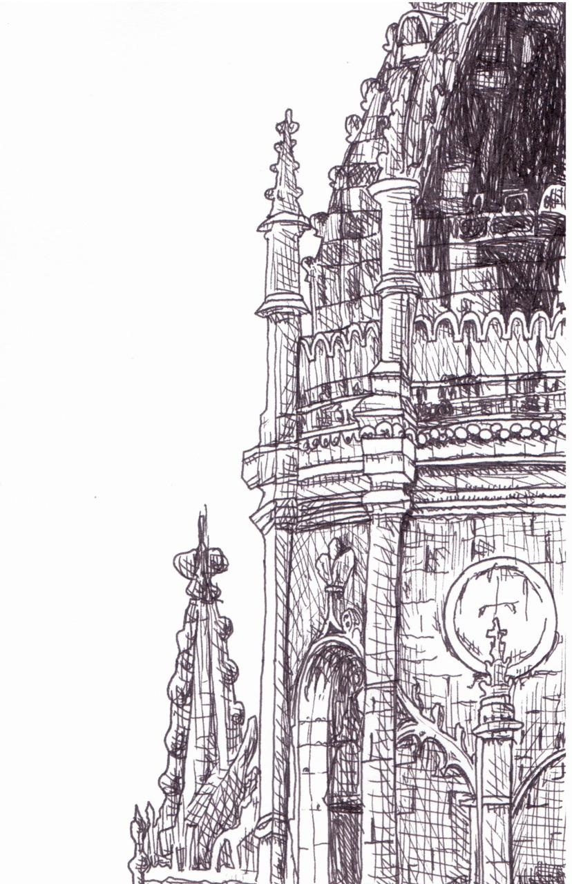 Yesterday I went to Belém to see an exposition on CCB with some friends. while i was waiting for them, I drew this quick sketch of the Jerónimos monastery. I don’t go to Belém very much, it’s a little far from my home and i find it too turistic, but...