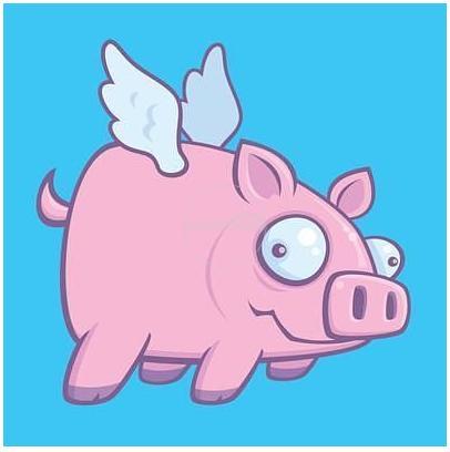 The flying pink pig