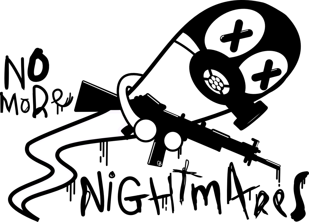 No More Nightmares! If you like the work! come along and check out www.cigarinthecity.tumblr.com or www.grizzlybearclothing.tumblr.com