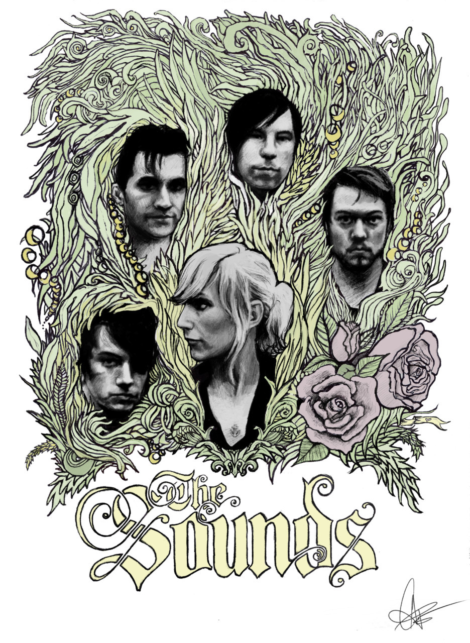 Artist: Cate Cowan (imiteralivet.tumblr.com) This is an illustration for a benefit calendar with a theme dedicated to (the band) The Sounds. It was done in pencil and digitally painted (Photoshop; Wacom tablet). You can get the calendar at...