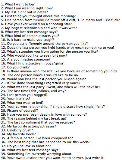 ask numbers on Tumblr