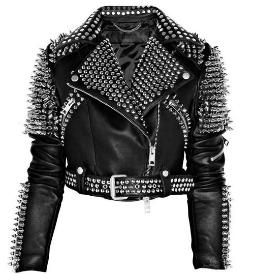 studded leather sexy tumblr