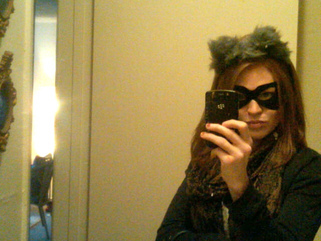 My Halloween costume for work.
I’m a raccoon/bitch.