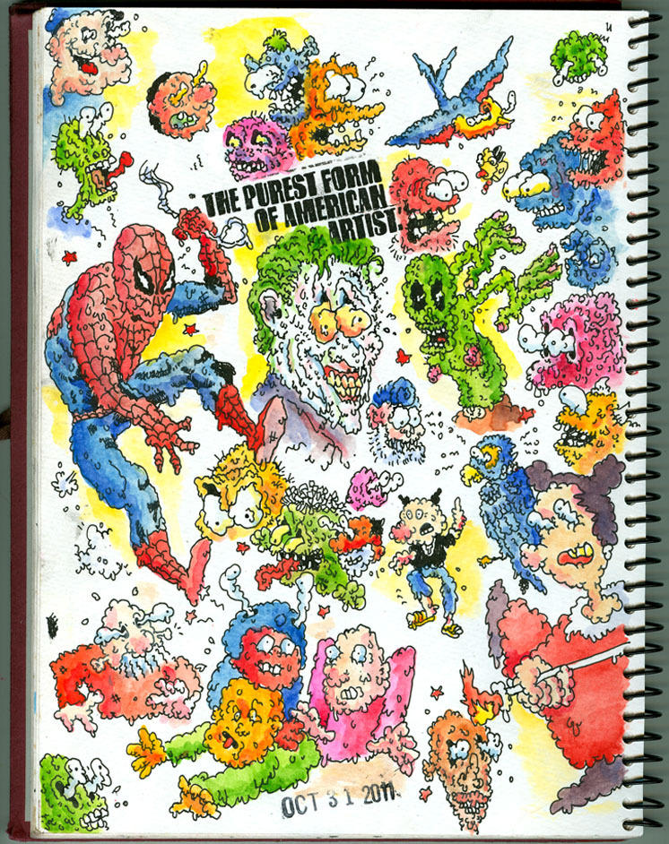 Sketchbook studies - Monsters & Spiderman Facebook Fan me: http://www.facebook.com/edwin.vazquez.art