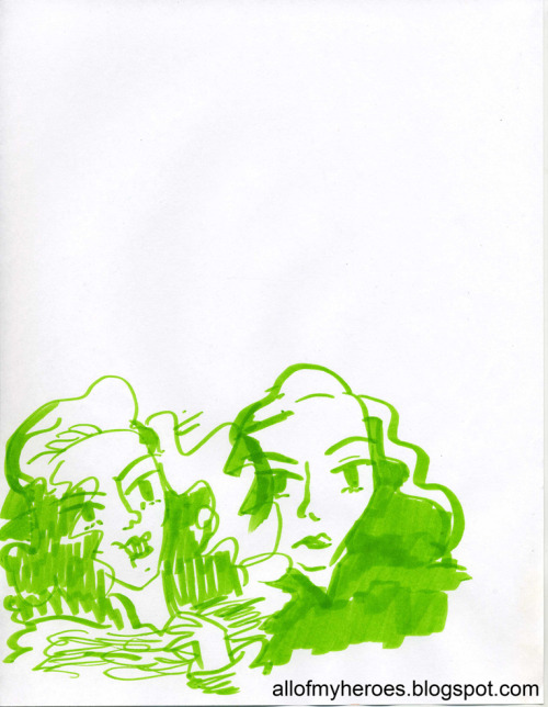 tumblrtoons: “ http://allofmyheroes.blogspot.com/2011/11/all-about-eve.html I recently watched All About Eve w/ my gf, and I did these marker sketch studies whilst doing so. Great film. I have 2 more sketch studies on my blog if you’d like to see...