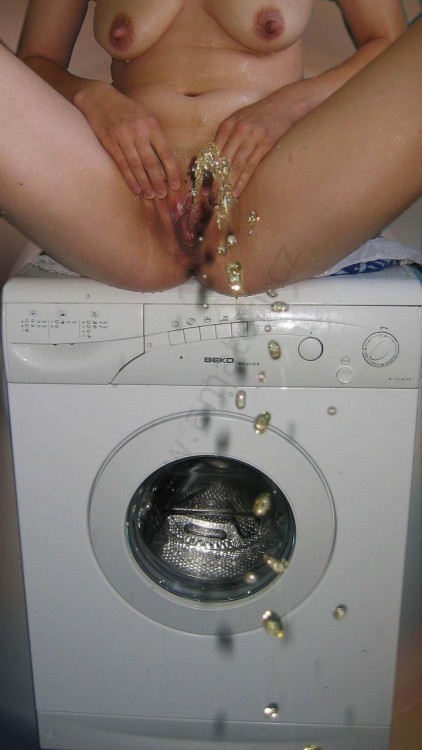 On the washing machine