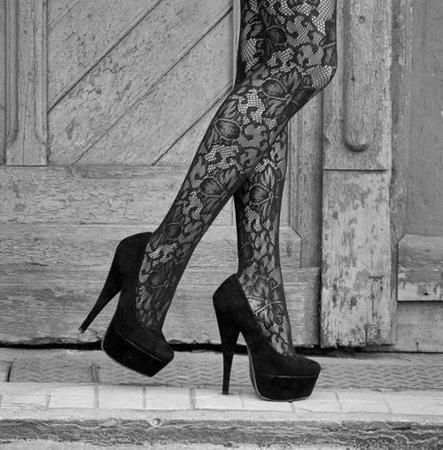 lace tights on Tumblr