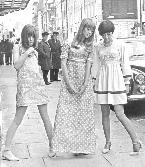 Truth About the Beatles' Girls, April 21, 1966 - Pattie (center) with ...