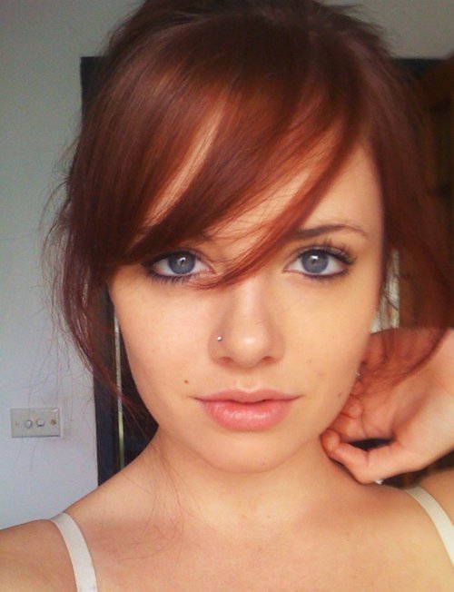 Cute sexy redhead babe