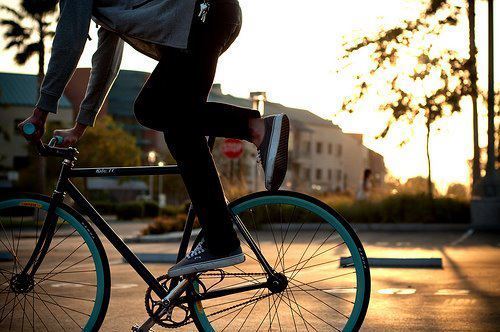 vintage bicycle on Tumblr