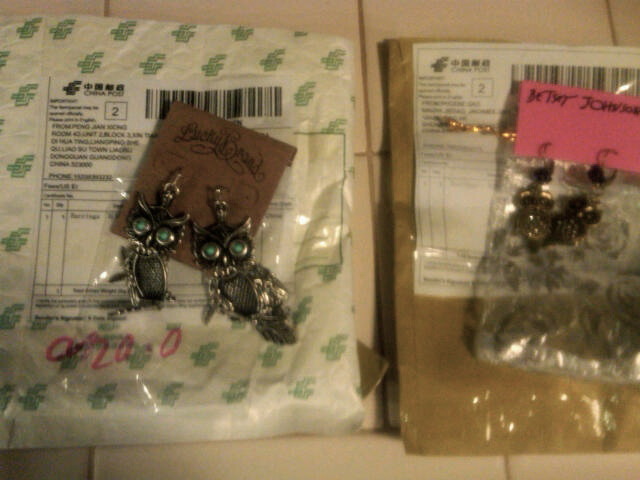 That thing where you come home from work and find two small packages from China waiting for you.
Then you open them and find even smaller owl earrings with no card or logical explanation as to how they got there.
Also, you don’t have pierced...