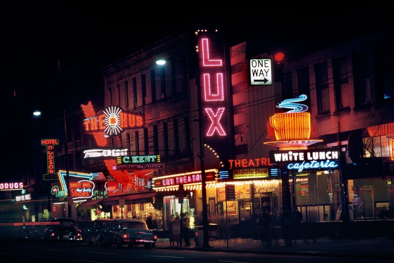 Vancouver, British Columbia, Canada - photo by Fred Herzog - 1958